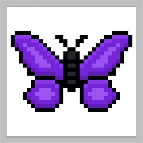 How To Make A Pixel Art Butterfly Mega Voxels