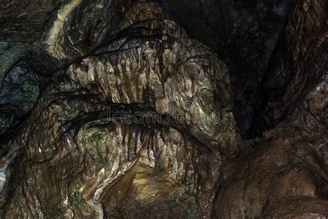 Inside Kents Cavern Prehistoric Cave Stock Image Image