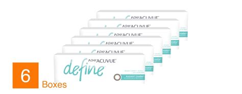 1 Day Acuvue Define Radiant Charm 30 Pack 6 Boxes 852eyes