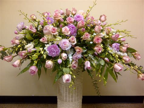 The best rated florist in brighton on google+. Peonies, Roses & Orchids Casket Spray | casket sprays ...
