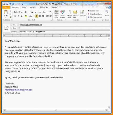 It also serves an underlying purpose, and that is to give a prospective employer. Follow Up Email After Interview | Email cover letter ...