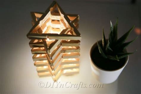 How To Make A Decorative Lamp Out Of Clothespins Clothespin Diy