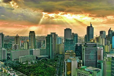 Makati City Skyline Photograph By Andre Salvador