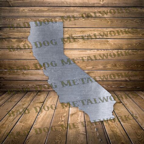 California State Outline Dxf And Svg Bad Dog Metalworks