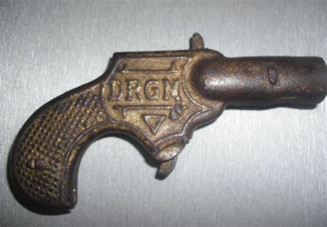 Drgm Pistol Metal Toy Deutsche Third Reich Antique Toys Library