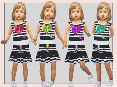 The Sims Resource Toddler Girl Set