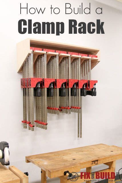 I also made a top to it so i can use the upper shelf for some added storage. Learn How to Build a Clamp Rack that will hold all of your ...