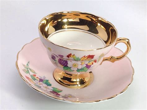 Rosina Bone China Tea Cup And Saucer Made In England By Joyjoetreasures