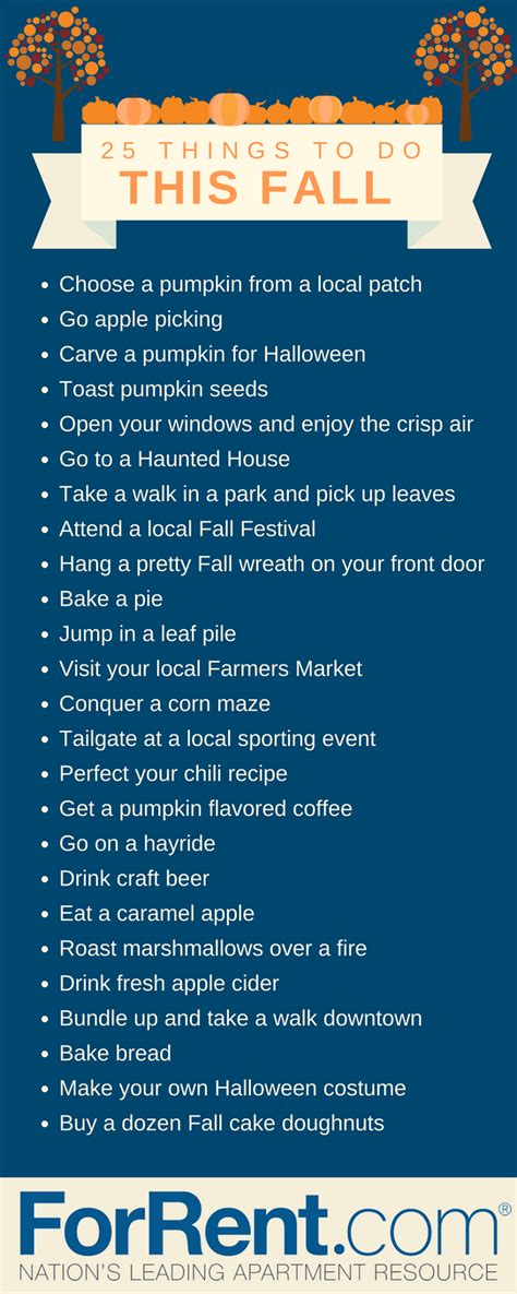 25 Fun Ideas For Things To Do This Fall Tips Forrent Fun Fall