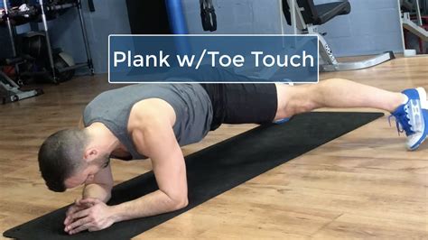 Plank With Toe Touches Youtube