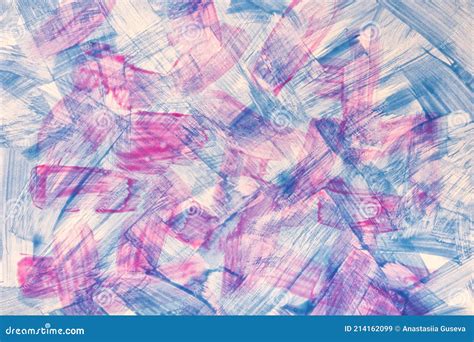 Abstract Art Background Light Blue And Purple Colors Watercolor