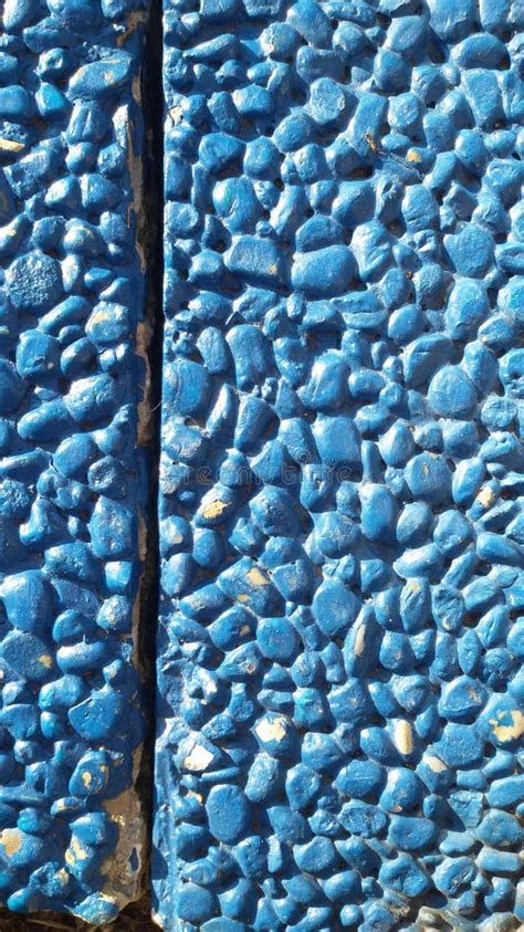 Blue Stones Background Little Stones Texture Stock Photo Image Of