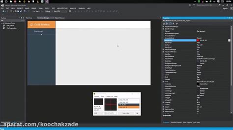C Modern Flat Ui Dashboard Windows Form Visual Studio Design Bunifu