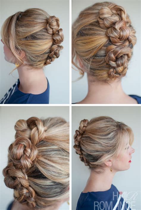 romantic easy daily hairstyle french roll twist and pin braid hairstyles weekly