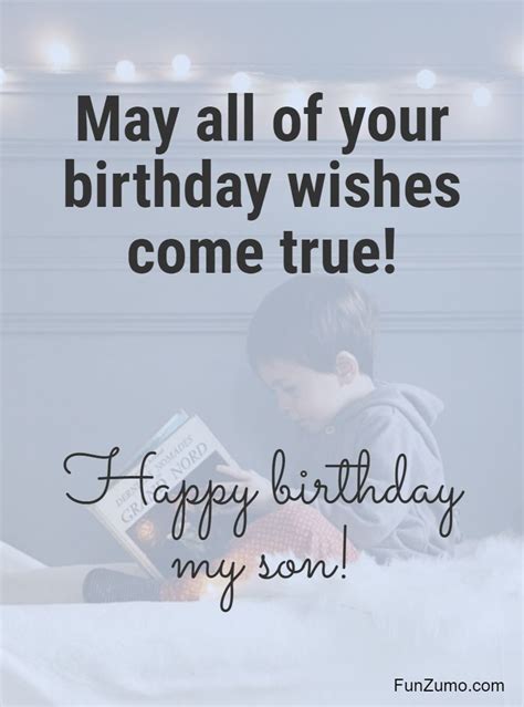 100 birthday wishes for son happy birthday quotes and messages funzumo