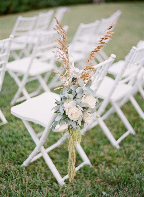 Pampas Grass Wedding Decoration Idea Roses And Rings Weddings