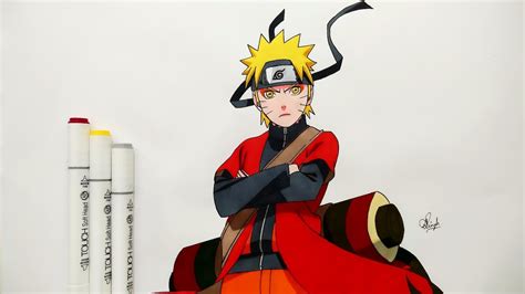 How To Draw Naruto Sage Mode Step By Step Tutorial Naruto