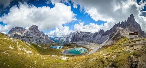 Tre Picchi Parco Nazionale Tre Cime Di Lavaredo Dolomites Immagine