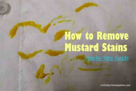 How To Remove Mustard Stains These Methods Work Like Magic Act Soon