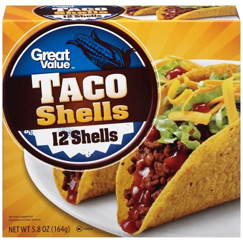 Great Value Taco Shells 58 Oz Box