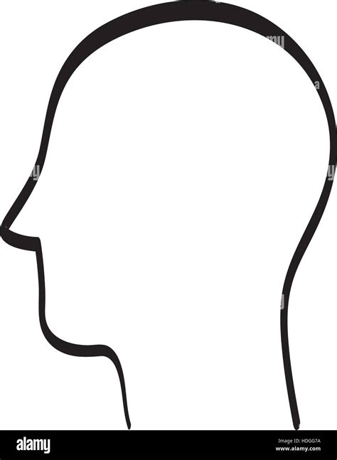 Human Head Silhouette Stock Vector Image And Art Alamy