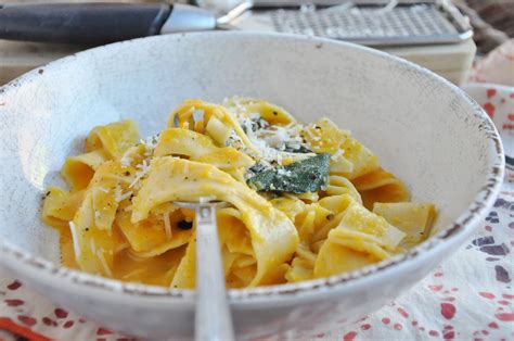 Butternut Squash Pappardelle With Sage And Parmesan Lightened Up