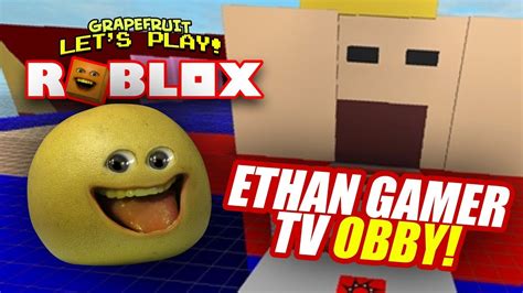 Roblox Ethan Gamer Obby Grapefruit Plays Youtube