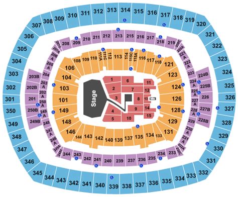 Metlife Stadium Seating Chart And Maps East Rutherford