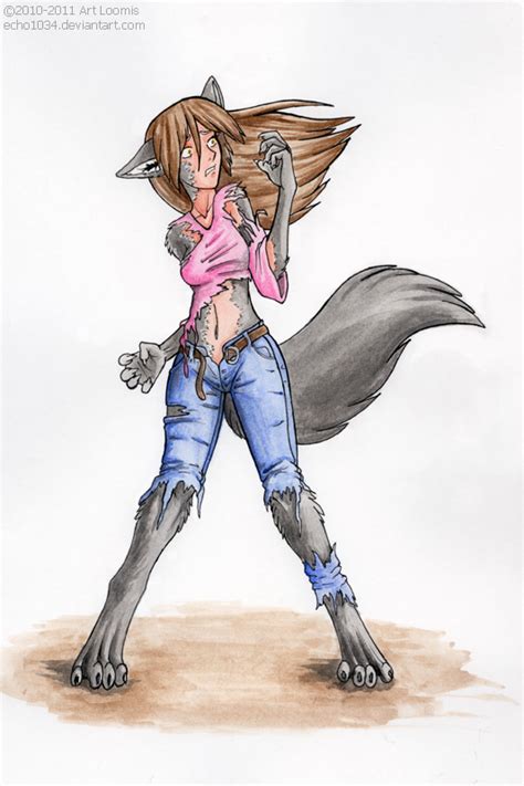 Werewolf Girl Tf 01 By Echo1034 On Deviantart
