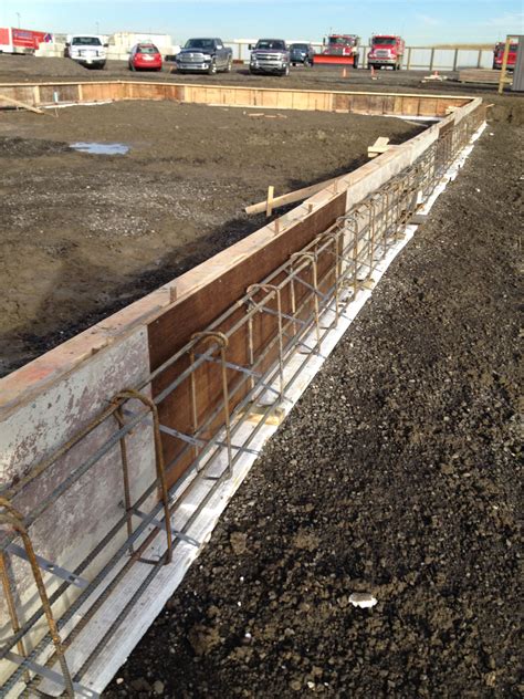 Grade Beam And Rebar Installation In Progress Types Of Concrete