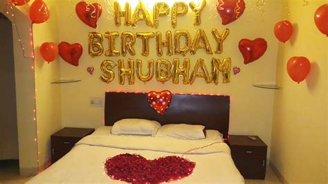 Romantic Bedroom Decoration For Husbands Birthday At Lonavala Youtube