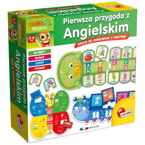 Lisciani GRY DLA PRZEDSZKOLAKÓW JĘZYK ANGIELSKI 3+ 1800233420 - sklep internetowy ToysPlanet.pl