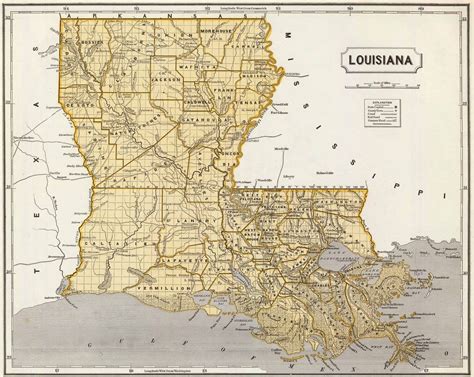 Old Maps Of Louisiana