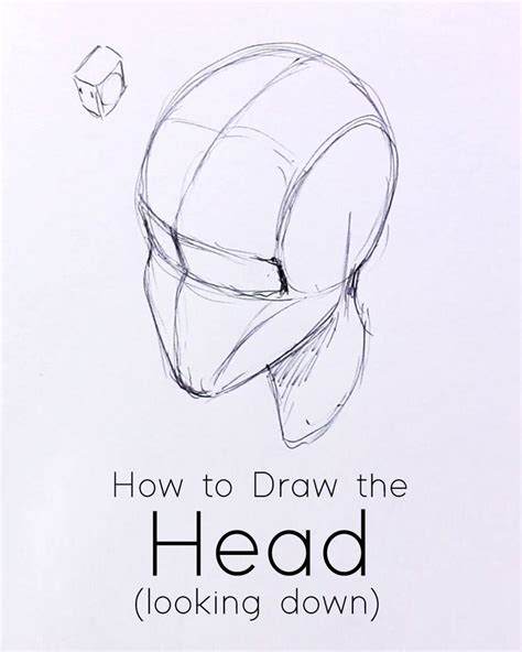 How To Draw A Head Looking Down — Jeyram Anime Drawings