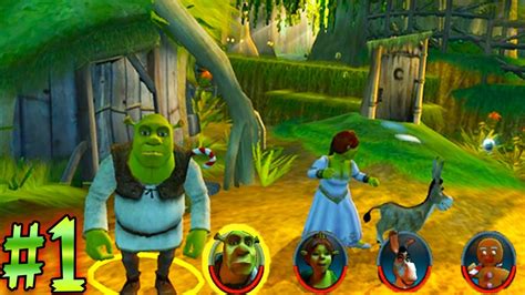 Shrek 2 Team Action Walkthrough 1 Shreks Swamp Hd 1080p 60fps