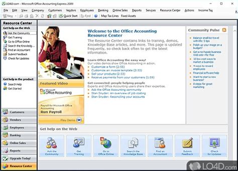 Microsoft Office Accounting Express Screenshots