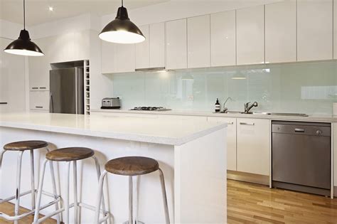 For a cool breeze, beachy feel you can utilise wood grains and bright blues. UK Coloured Glass Splashbacks: Bespoke, Online & Affordable