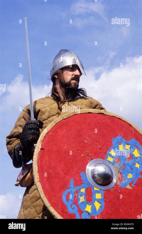 Viking Norse Saxon Warrior Battle Of Hastings Historical Re Enactment