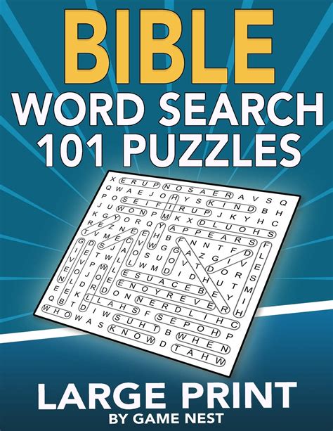 Buy Bible Word Search 101 Puzzles Large Print Puzzle Game With