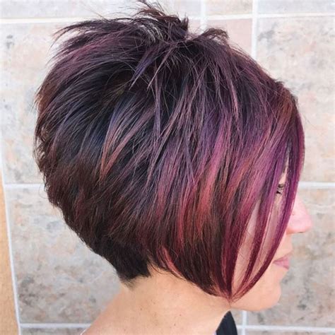 There are a few stacked bob hairstyles that have a little shave on the back, and it has that added oomph to it! Pixie Bob with Spiky Crown | Bobs for thin hair, Hair ...