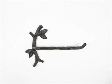 Wholesale Cast Iron Leaf Branch Toilet Paper Holder 9in Hampton Nautical