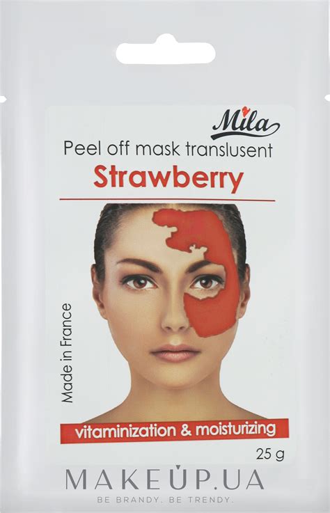 mila translucent peel off mask strawberry Маска альгинатная полупрозрачная порошковая