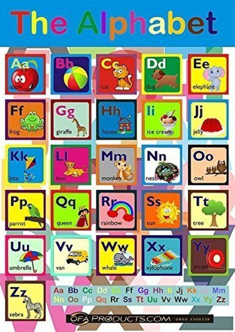 Online Store Colourful Educational Abc Guide And Free Colouring In