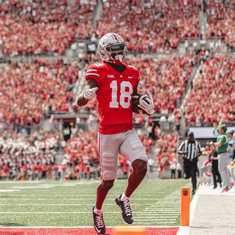 College Football “the Complete Package” Marvin Harrison Jr Helps Lead Ohio State To 3 0 Start