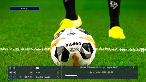 Top match ball, official match ball uefa europa league in the special design of the 2020/21 season, classic 32 panel construction for perfect playing characteristics, greatest possible durability due to glued panel construction, improved flight characteristics due to innovative surface structure, particularly. PES 2020 Ballpack Molten UEFA Europa League 2019/2020 by ...