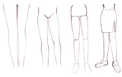 Cartoon fundamentals how to draw a cartoon body. Anime Boy Legs Drawing