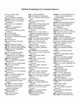 Photos of Medical Terminology Abbreviations Worksheet