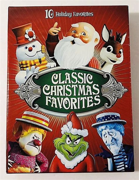 Classic Christmas Favorites Dvd 2008 4 Disc Set Grinch Frosty