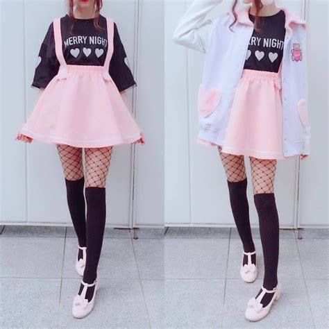 Cute Stretchy Kitty Skirt San51 Asian Fashion Cute Fashion Girl