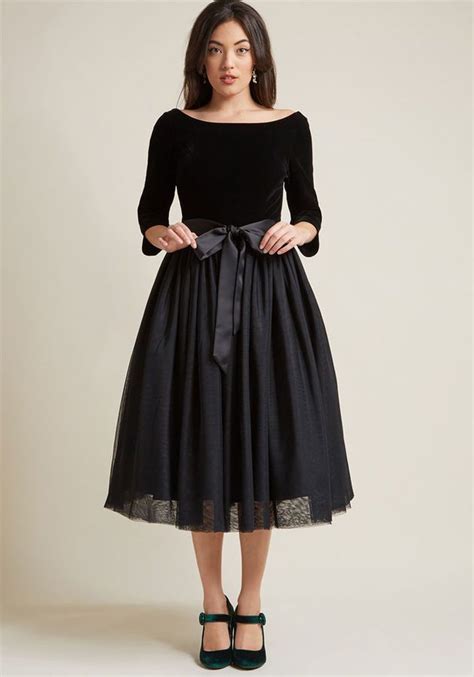 Collectif Classy Midi Fit And Flare Dress In Xl Fit And Flare By Collectif From Modcloth Fit